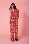 Cardigan Tule Estampa Paixão