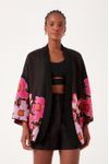 Kimono Tricot Jardim Selvagem