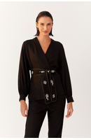 Kimono Linho Bordado Sonhos
