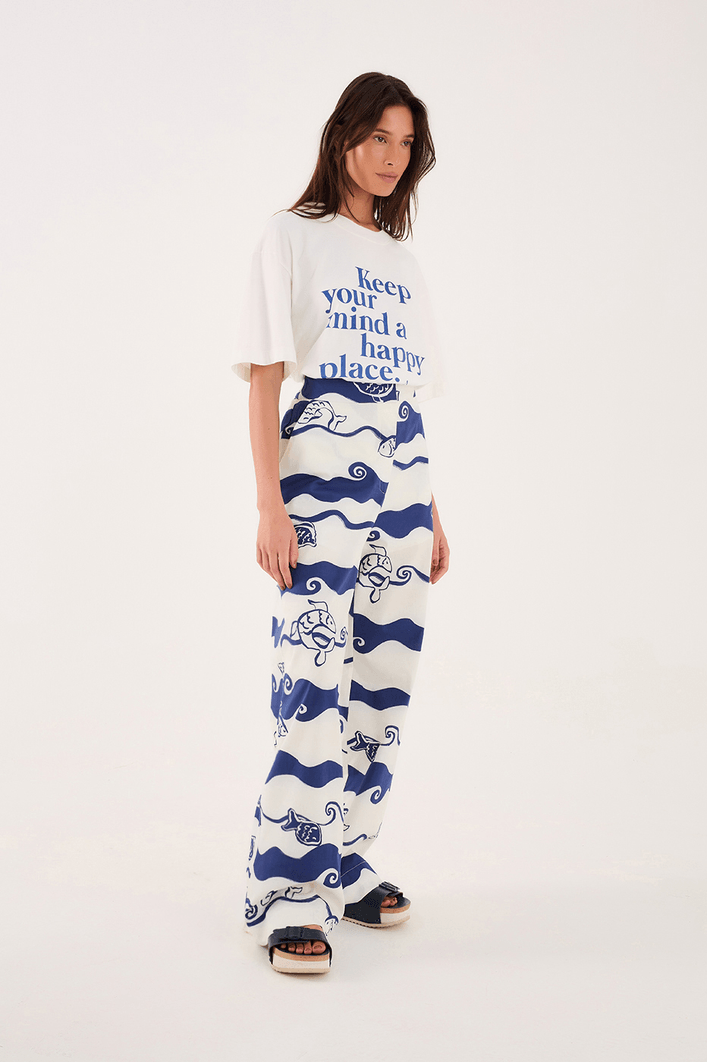 T-shirt Silk Happy Place