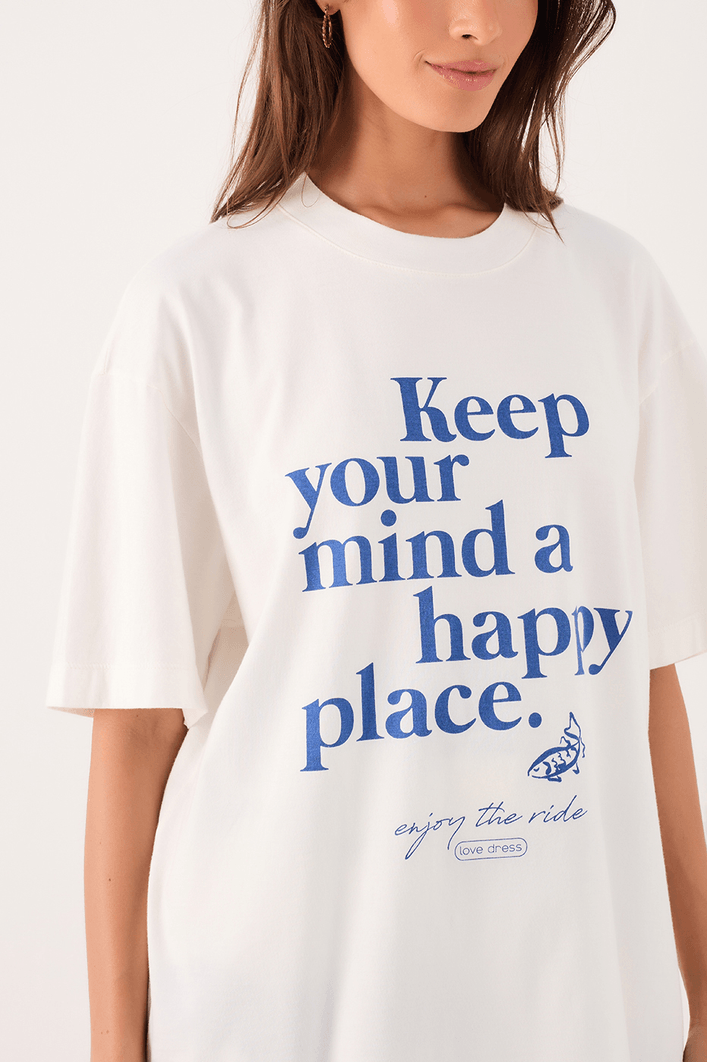 T-shirt Silk Happy Place