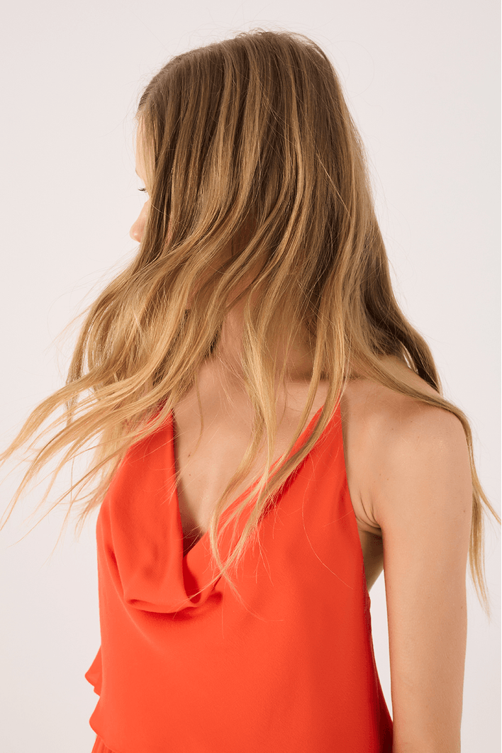 Blusa Crepe Degage
