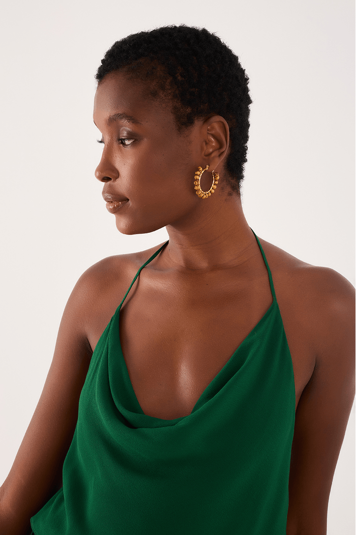 Blusa Crepe Degage