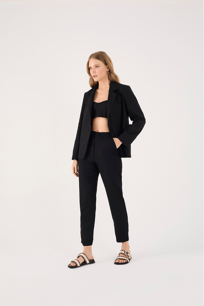 Blazer Linho Transpassado