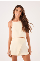 Blusa Linho Quadradinha