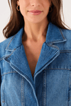 Jaqueta Jeans Recortes