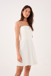 Vestido Curto Busto Drapeado
