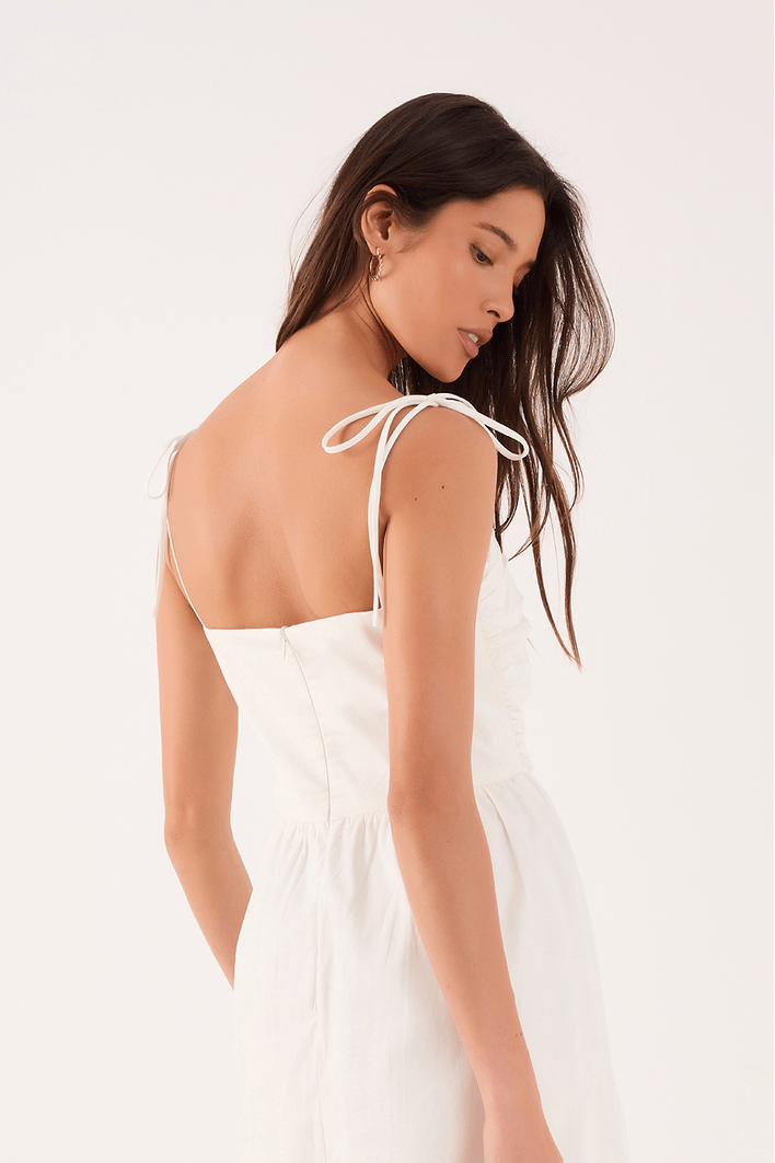 Vestido Curto Busto Drapeado