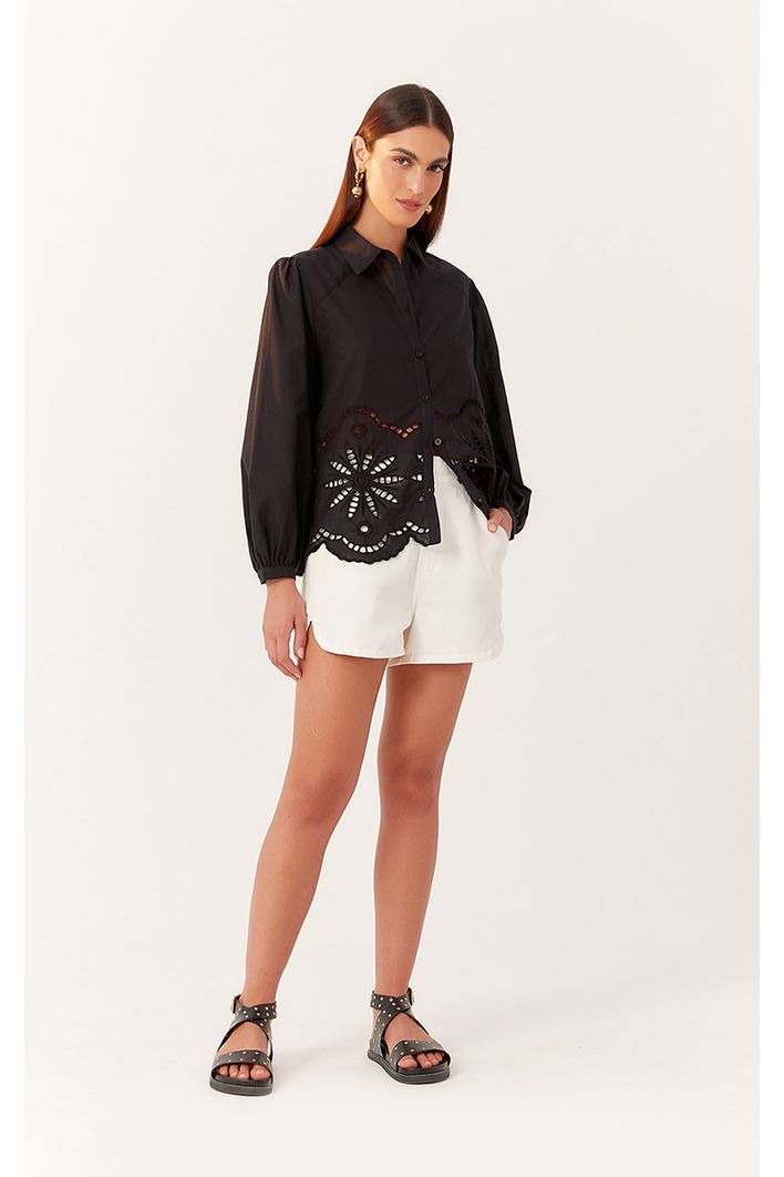 Camisa Laise Manga Bufante