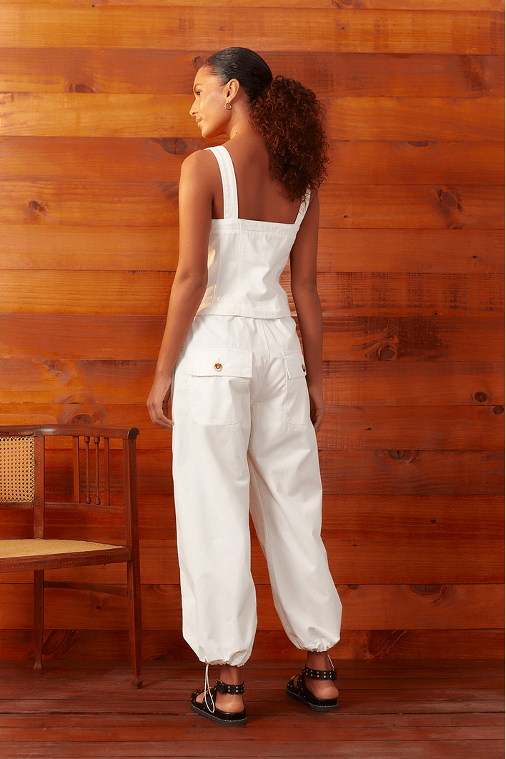 Macacão Sarja Corselet