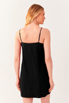 Vestido Linho Curto Botões Frente