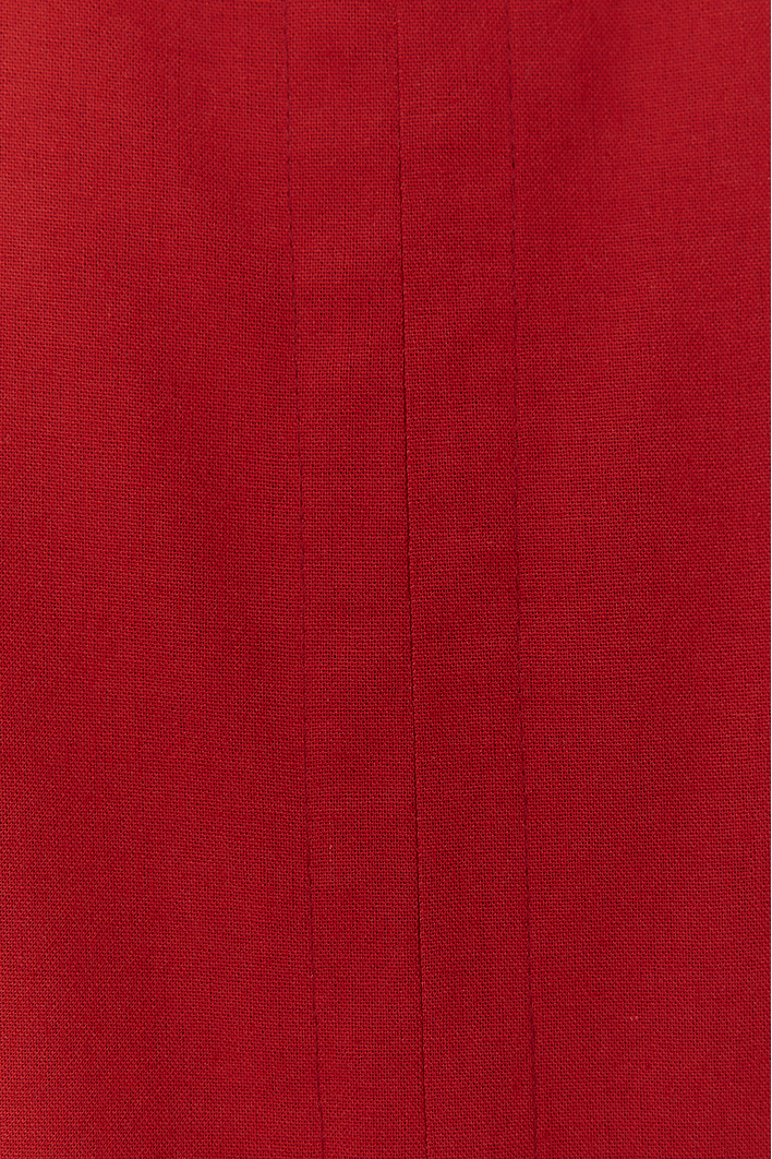 Vestido Linho Curto Botões Frente