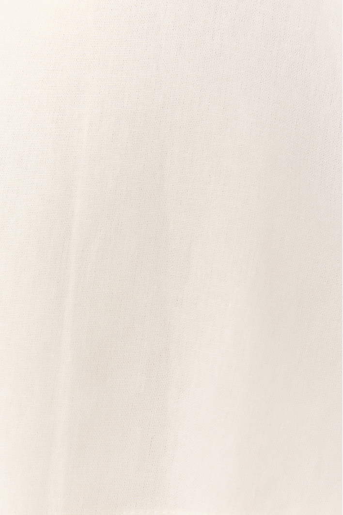 Vestido Linho Curto Decote Nadador