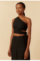 Blusa Linho Faixa Barra