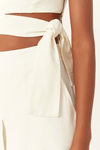 Blusa Linho Faixa Barra