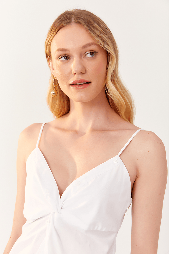 Blusa Algodão Botões