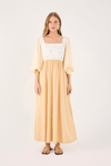 Vestido 3 Cores Com Bordado