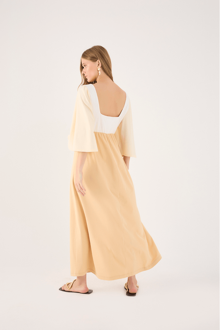 Vestido 3 Cores Com Bordado