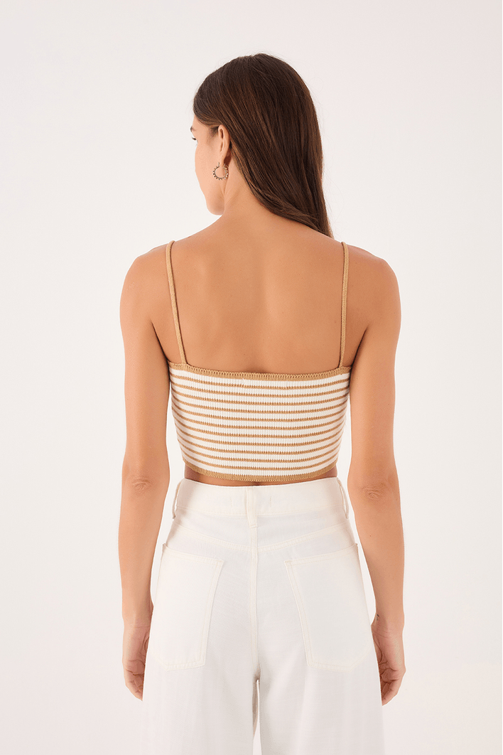 Top Tricot Listrado