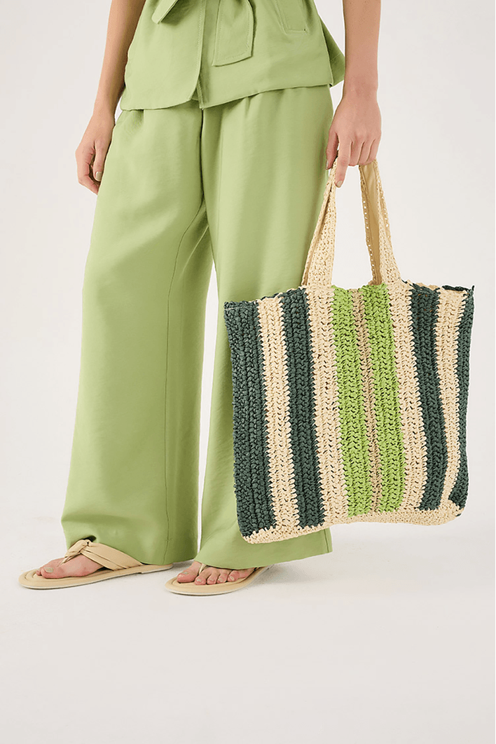 Bolsa Palha Tricolor