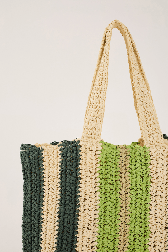 Bolsa Palha Tricolor