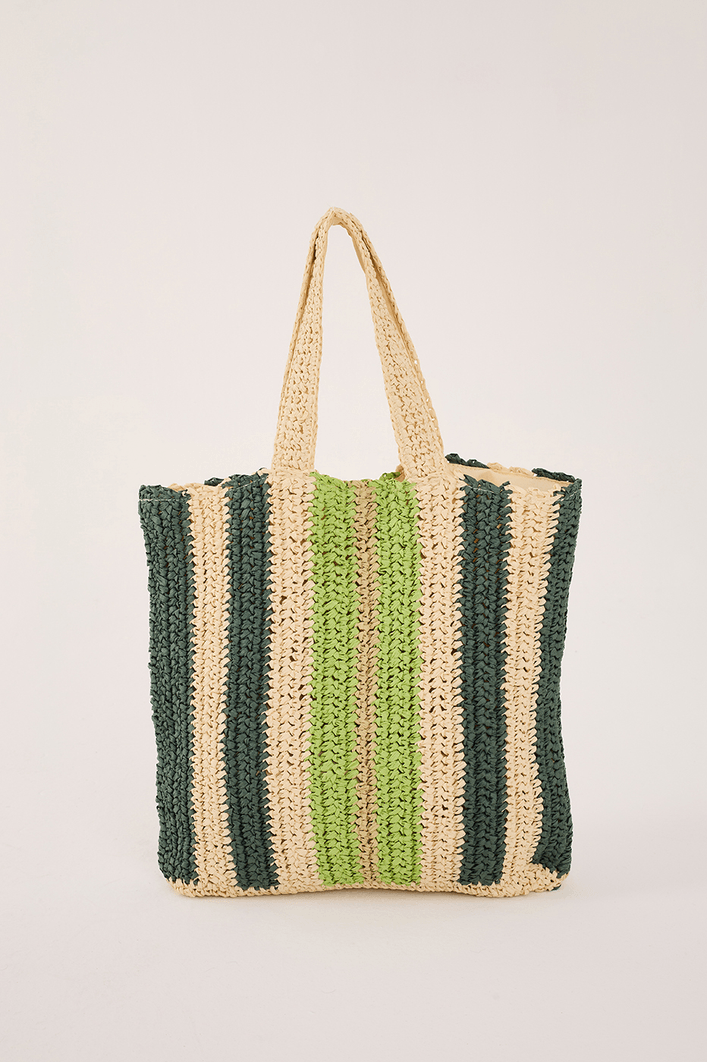 Bolsa Palha Tricolor