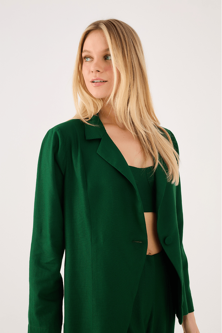 Blazer Linho Transpassado