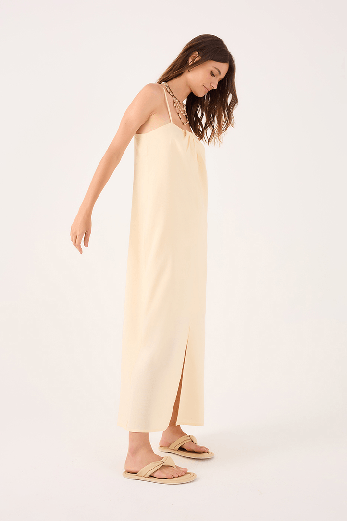 Vestido Cropped Decote Torcido