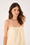 Vestido Cropped Decote Torcido