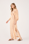 Vestido Cropped Linho Estampa Radiante