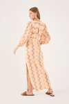 Vestido Cropped Linho Estampa Radiante