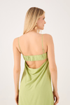 Vestido Cropped Decote Costas Degage