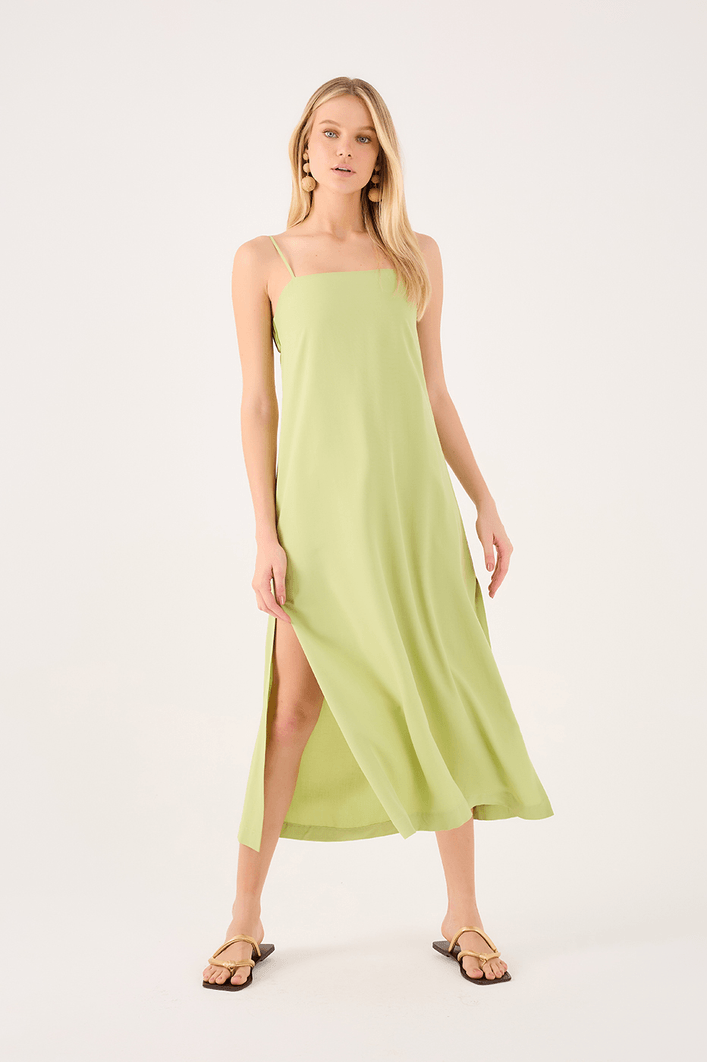 Vestido Cropped Decote Costas Degage