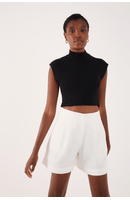Blusa Tricot Gola Alta