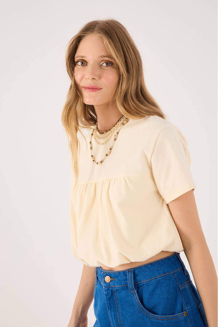 Blusa T-shirt Balonê