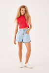 Blusa Tricot Gola Alta