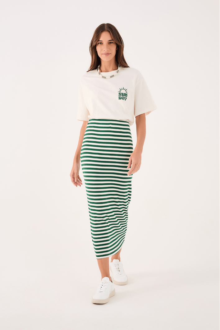 T-shirt Silk Sun Day