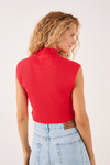 Blusa Tricot Gola Alta