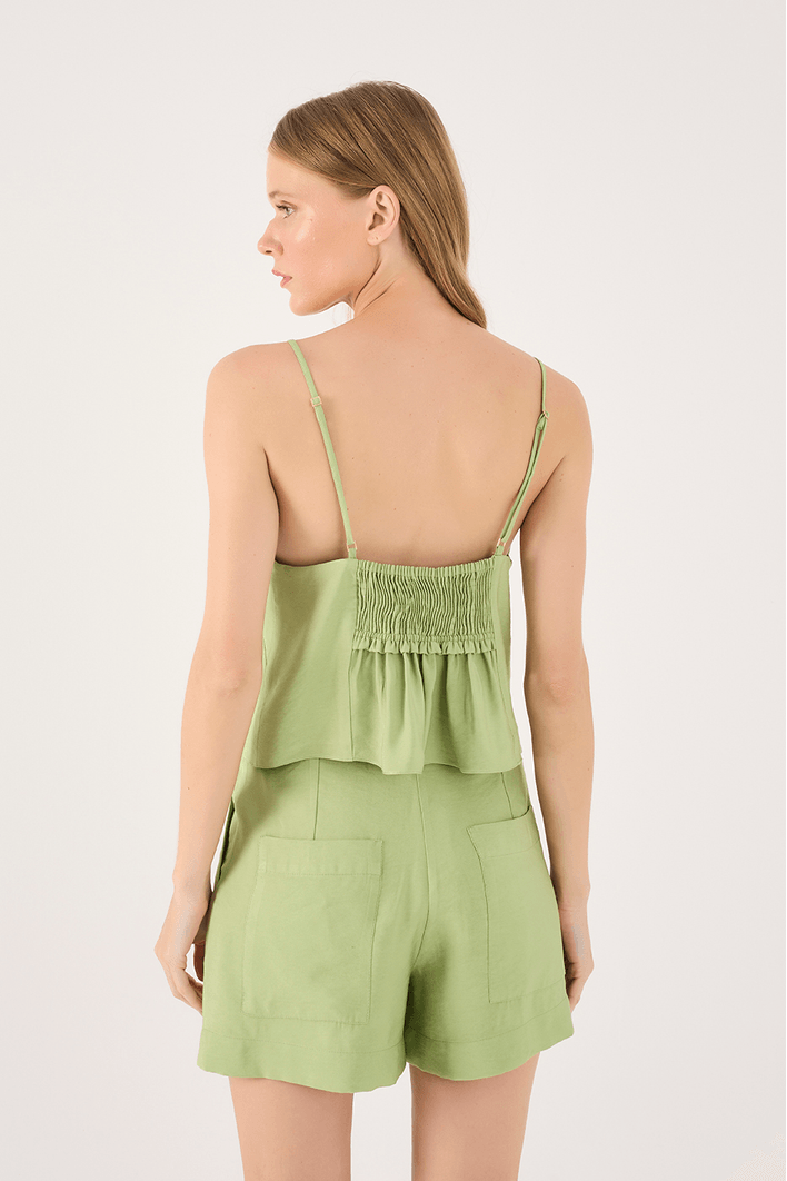 Blusa Lastex Costas