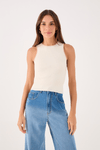 Blusa Tricot Bicolor