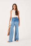 Blusa Tricot Bicolor