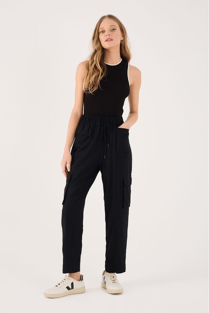 Blusa Tricot Bicolor