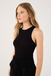 Blusa Tricot Bicolor