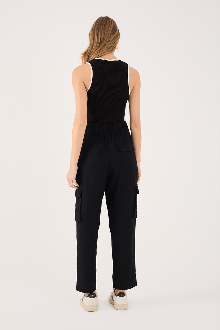 Blusa Tricot Bicolor