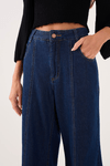 Calça Jeans Cropped Pesponto