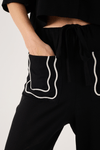 Calça Linho Bordado Sianinha