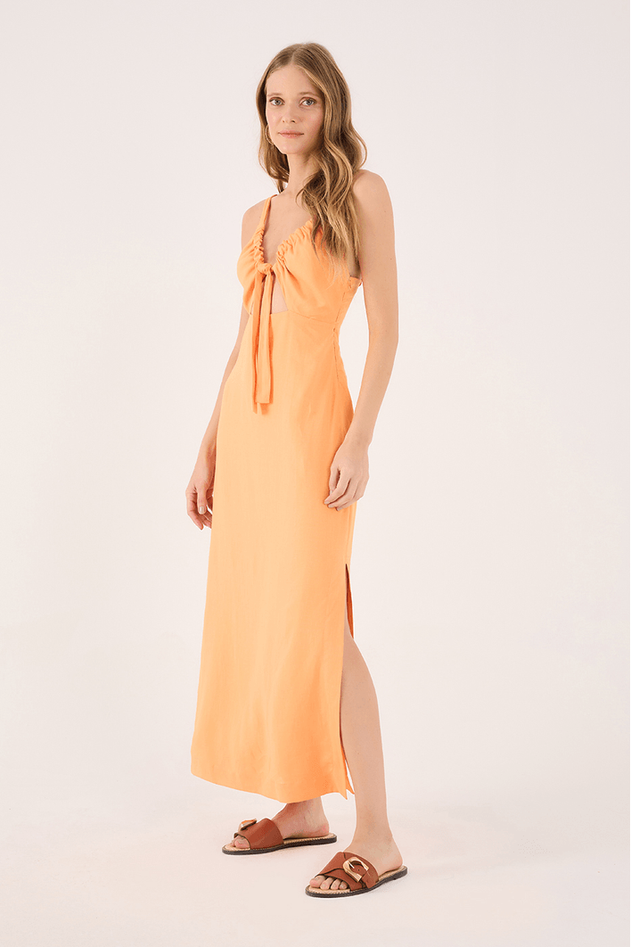 Vestido Cropped Frente Vazada