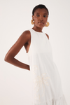 Vestido Com Aplicações Bordados