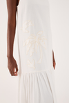 Vestido Com Aplicações Bordados