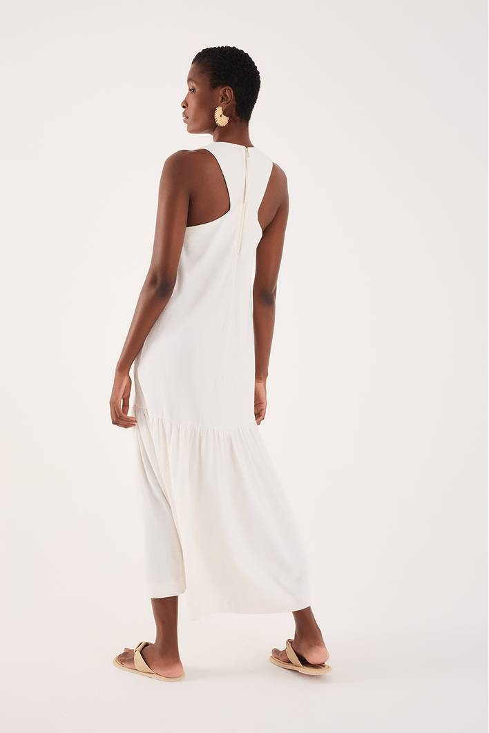 Vestido Com Aplicações Bordados